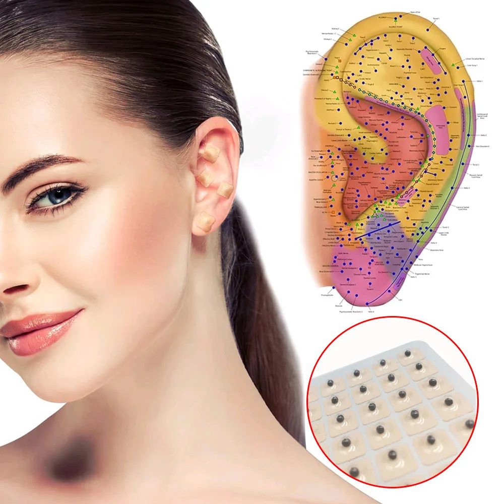 3000/6000pcs Ear Massage Relaxation Ears Stickers Acupuncture Needle Ear Vaccaria Seeds Auricular Points Paster Press Seeds 250814