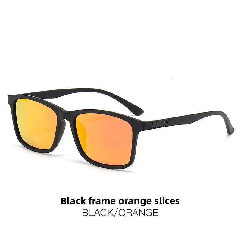 New Men's Business Polarized Square Frame Fashion Sunglasses Outdoor Fishing Driving Night Vision Glasses