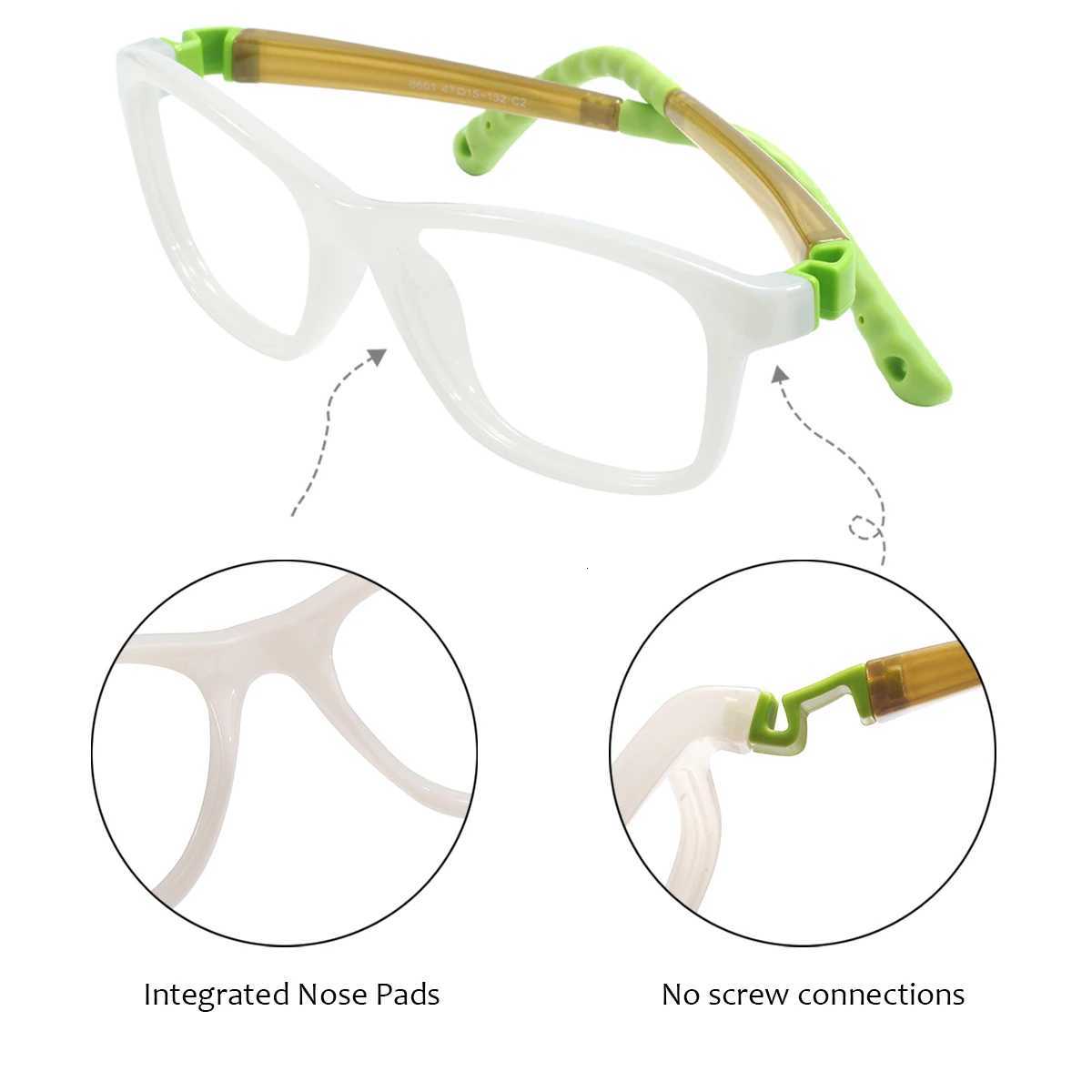 TR90 Kids Flexible Glasses Frame Plastic Light Small Durable Colorful Children Spectacle For Optical Prescription Lenses Y250815