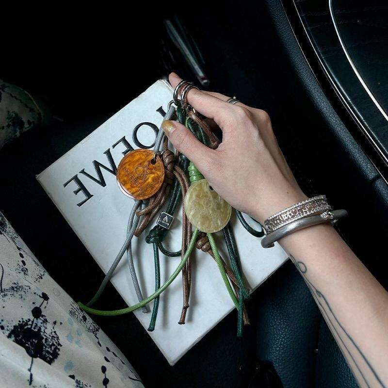 Woven rope pendant String Bag Charm Exquisite Pendant Woman All-match Cute Backpack Pendant Bags Accessories Handbag 250606