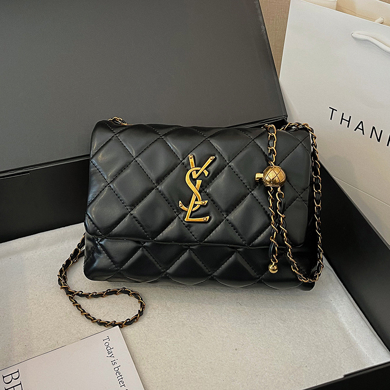 Designer bag free shipping hot Light luxury outdoor casual flap bag vintage and versatile fashion cross body handbag