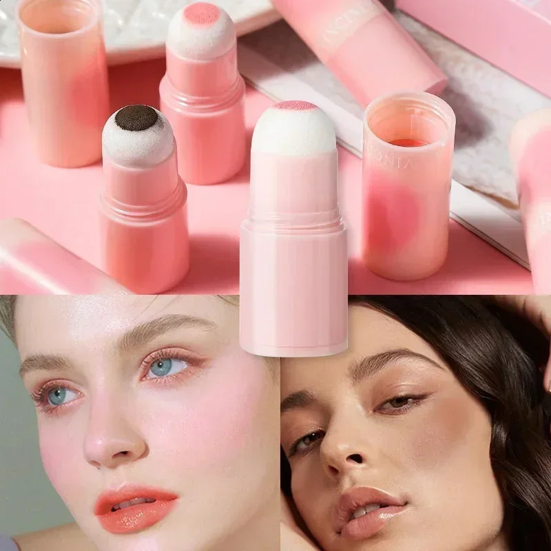 Vitality Silky Blush Stick Natural Saturation Girl Bang Korean Expansion Color Student White Complexion Face Makeup 250815