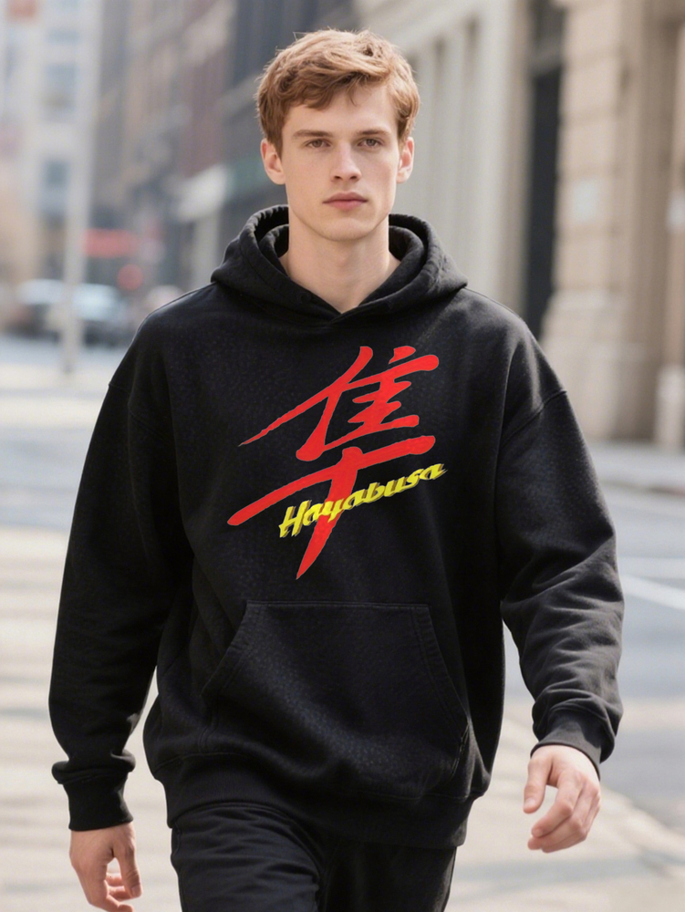 Japanese Motorcycle Merchandise Funny Ee Hoodie Cotton Ops Hayabusa Motorbike Men