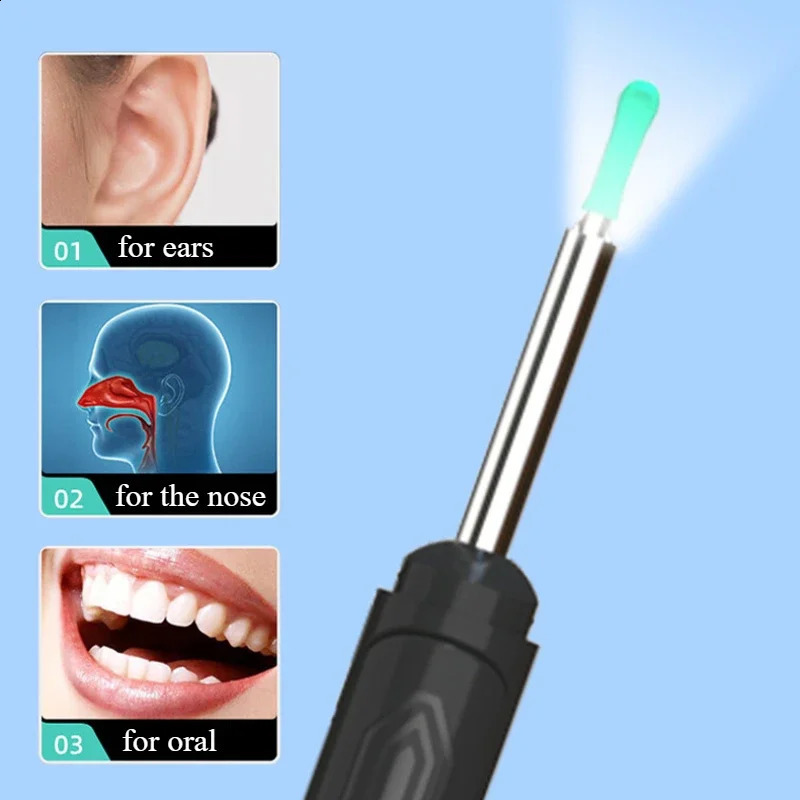 Ear Cleaner with camera Set Ear Sticks Otoscope USB C Charging Endoscope Wax Removal Tool Earpick MIni Camera Ear Cleaning Set 250814