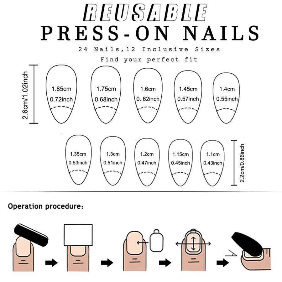 24Pcs/set Al Halloween Press on Black Bat Fake Nail Moon and Stars Pattern Removable Wearable Nails for Women&Girl X250816