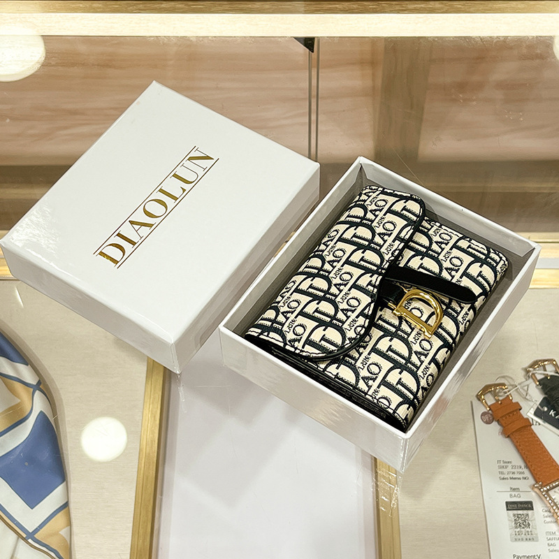 Factory Direct Supply Guangzhou Brand Women's Bag 25 New Trend Wallet Clutch Fashion Card Holder Women's Bag D Brand Bag