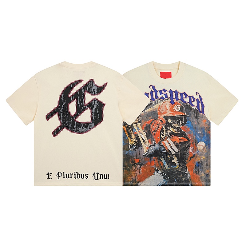 Fashion Men's T-shirt Casual Men's Loose Hip Hop T shirt Print Short Sleeve Shirts S-XL 32350