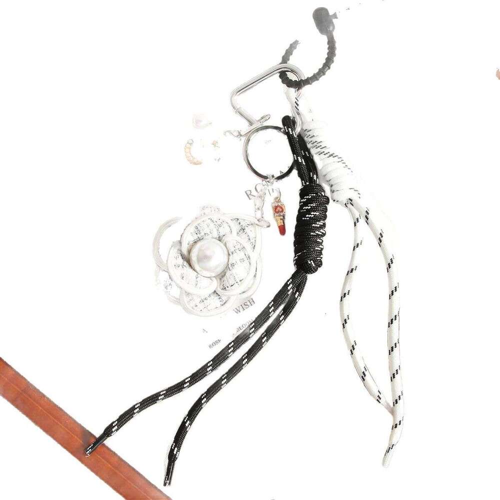 Style Camellia Hanging Box Accessories Creative New Eiffel Tower Bag Pendant Decoration