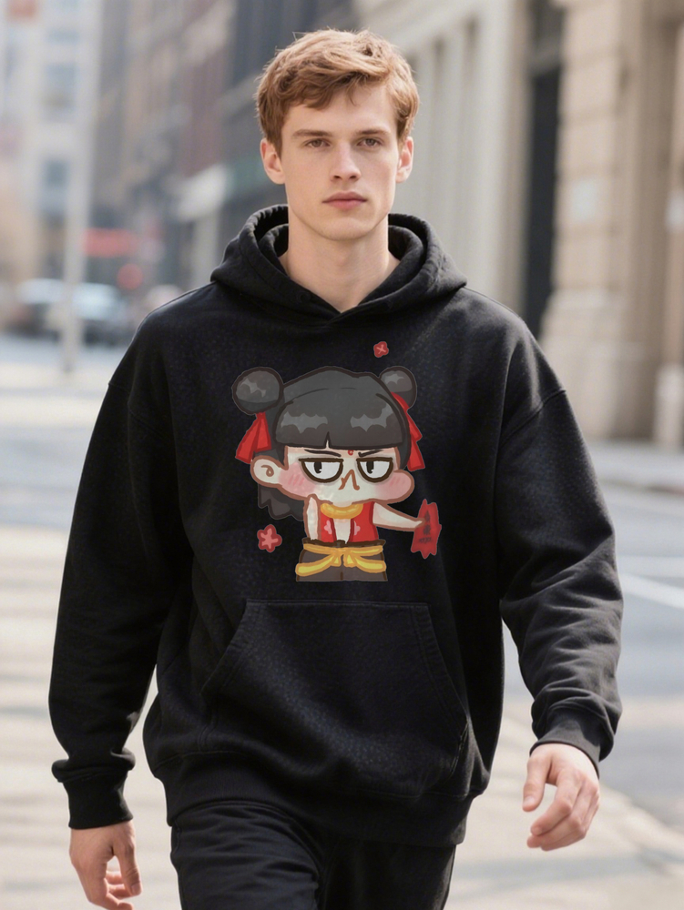 Men S Casual Crew Hoodie Knit Fabric gm Slight Stretch Regular Fit Print op Gift f782e 95ced