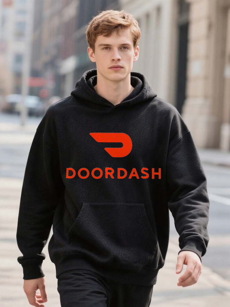 Doordash Men S Printed Hoodie PLUS SIZE L XL Perfect Gift Friends Family Must Have