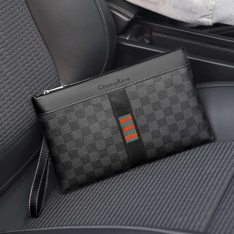 Hot Selling New Clutch Men Genuine Leather Handbag Fashion Handheld Business Casual Envelope Bag Designer Bags