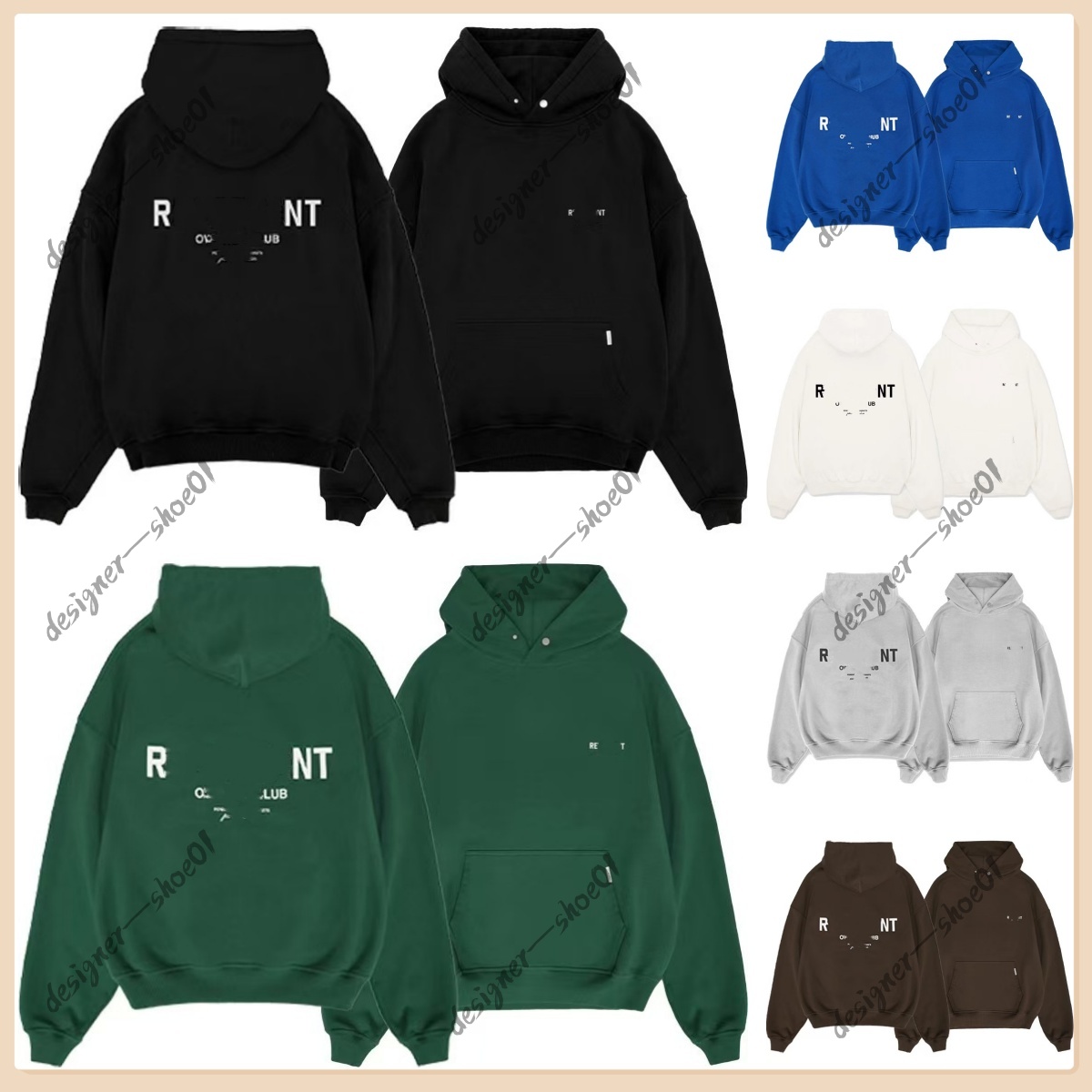Designer representor hoodie mens sweatshirt pullover hoody sweatpants man woman print multiple winter hoodie clothes tops jumper sweatshirts pant EUR Size S-XL