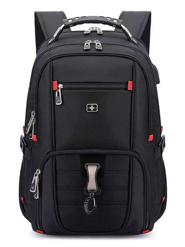 Waterproof Mens Backpack 15.6/17 Inch Laptop Backpacks School Travel Bags Swiss-style Large Capacity Business Bagpack Mochila S250715