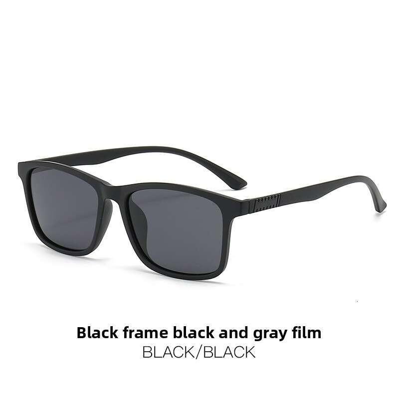 New Men's Business Polarized Square Frame Fashion Sunglasses Outdoor Fishing Driving Night Vision Glasses