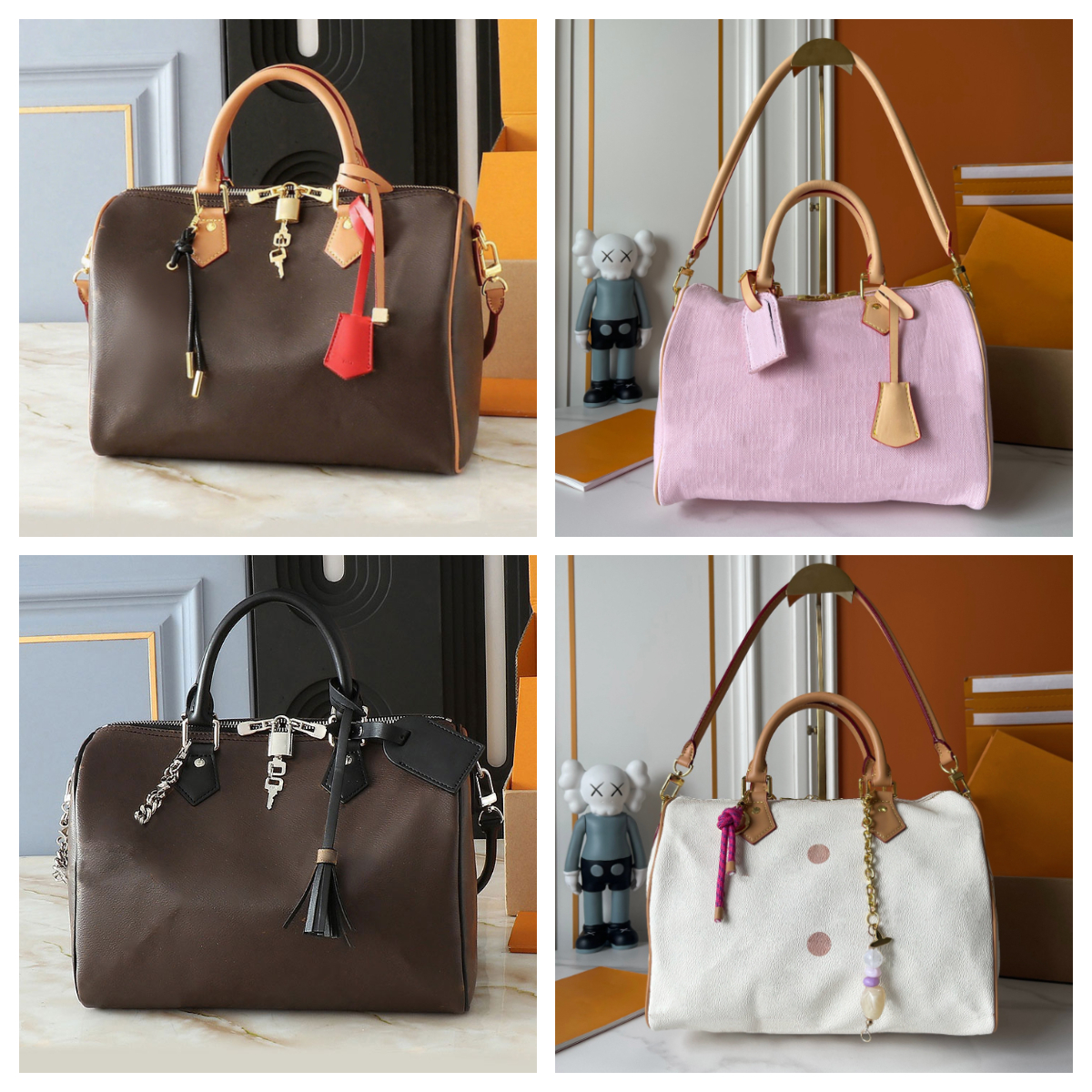 Designer Pillow Bag 30cm Denim Bag Women's Single Shoulder Crossbody Bag Handbag Fashion Travel Bag Trendy Designer Weekend Bag Pink Denim Pillow Handbag