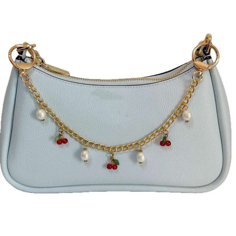 Sweet Korean Style Women's Accessories Versatile Fruit Cherry Pendant Bag Hanging Chain