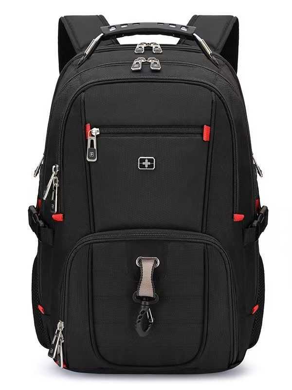 Waterproof Mens Backpack 15.6/17 Inch Laptop Backpacks School Travel Bags Swiss-style Large Capacity Business Bagpack Mochila S250715