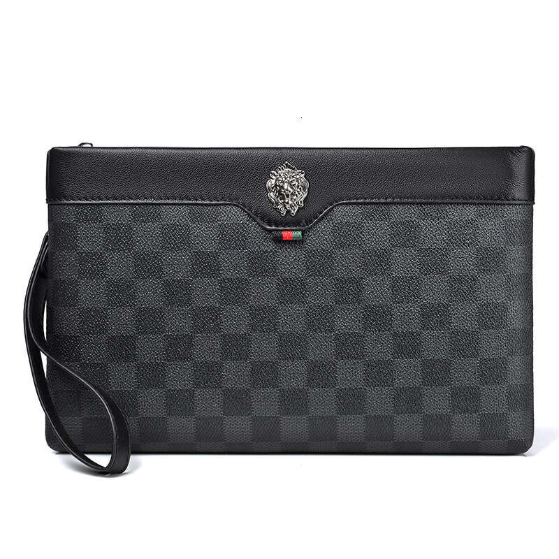 Hot Selling New Clutch Men Genuine Leather Handbag Fashion Handheld Business Casual Envelope Bag Designer Bags