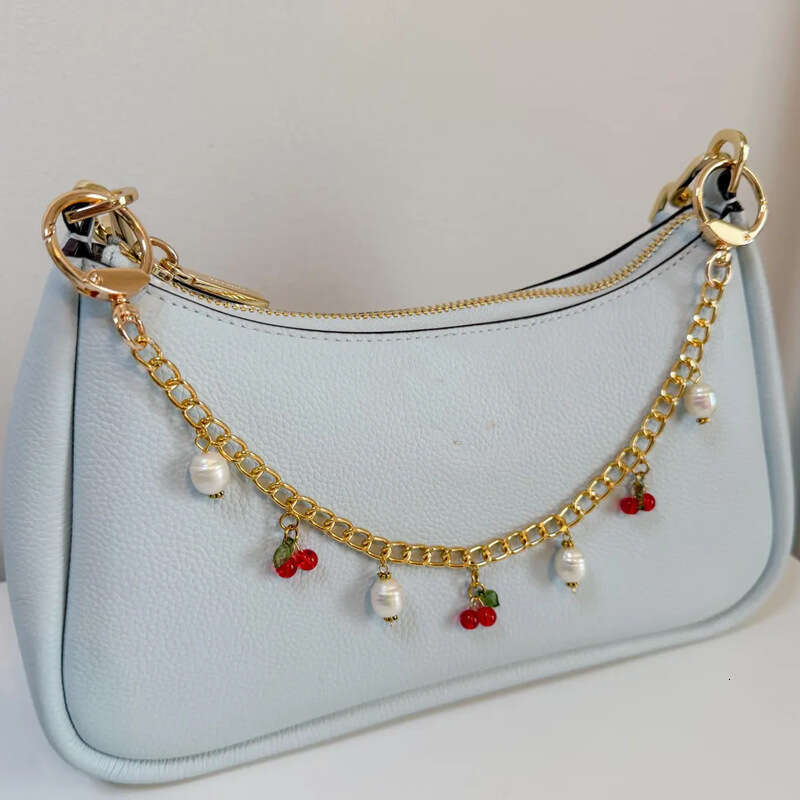 Sweet Korean Style Women's Accessories Versatile Fruit Cherry Pendant Bag Hanging Chain