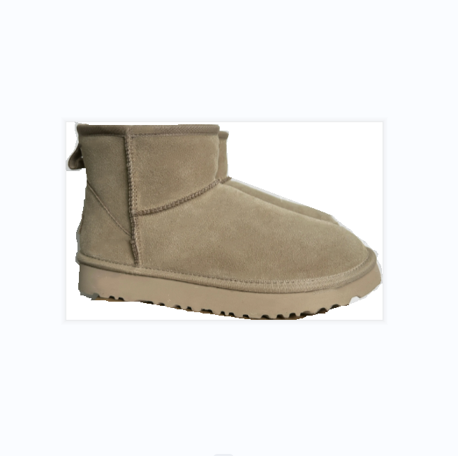 Fashion Designer Women Ultra Mini Snow Boots Genuine Leather Mini Cotton Boots With Children Shoe