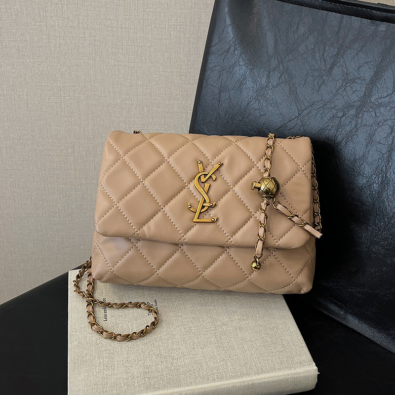 Designer bag free shipping hot Light luxury outdoor casual flap bag vintage and versatile fashion cross body handbag