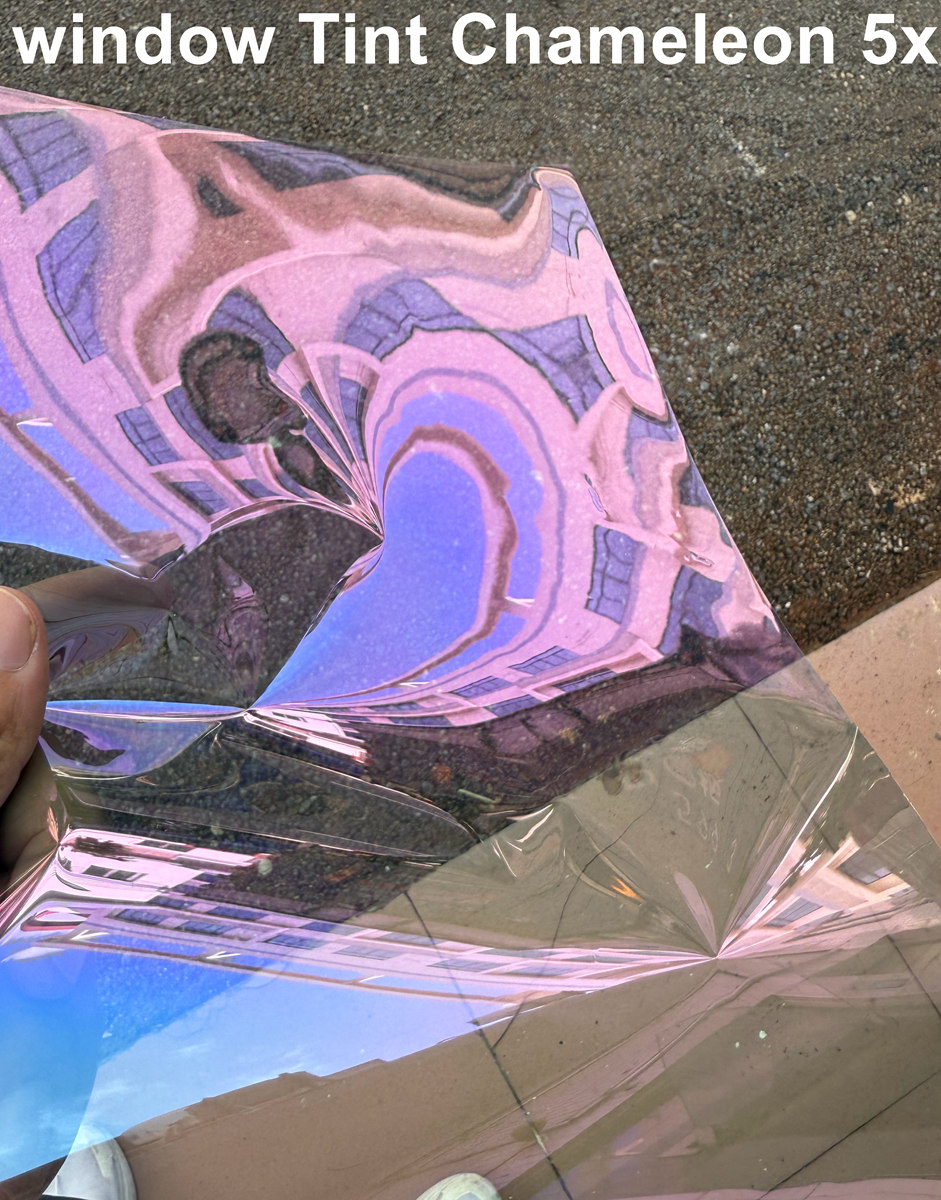 70% vlt Purple Chameleon Window tint film Solar Nano TINTING With High Quality UV Rejection SIZE 5x32ft/ 65ft / 98ft available