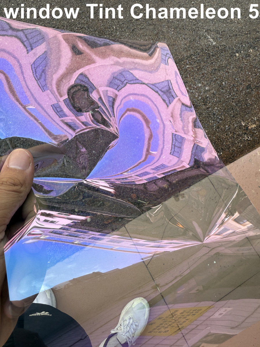 70% vlt Purple Chameleon Window tint film Solar Nano TINTING With High Quality UV Rejection SIZE 5x32ft/ 65ft / 98ft available