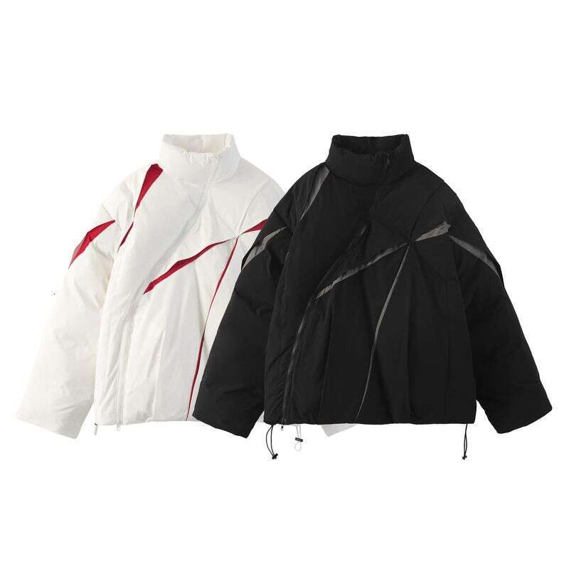 Men's Clothing High grade New Year's battle suit winter trendy brand thickened jacket niche cotton women's loose couple coat