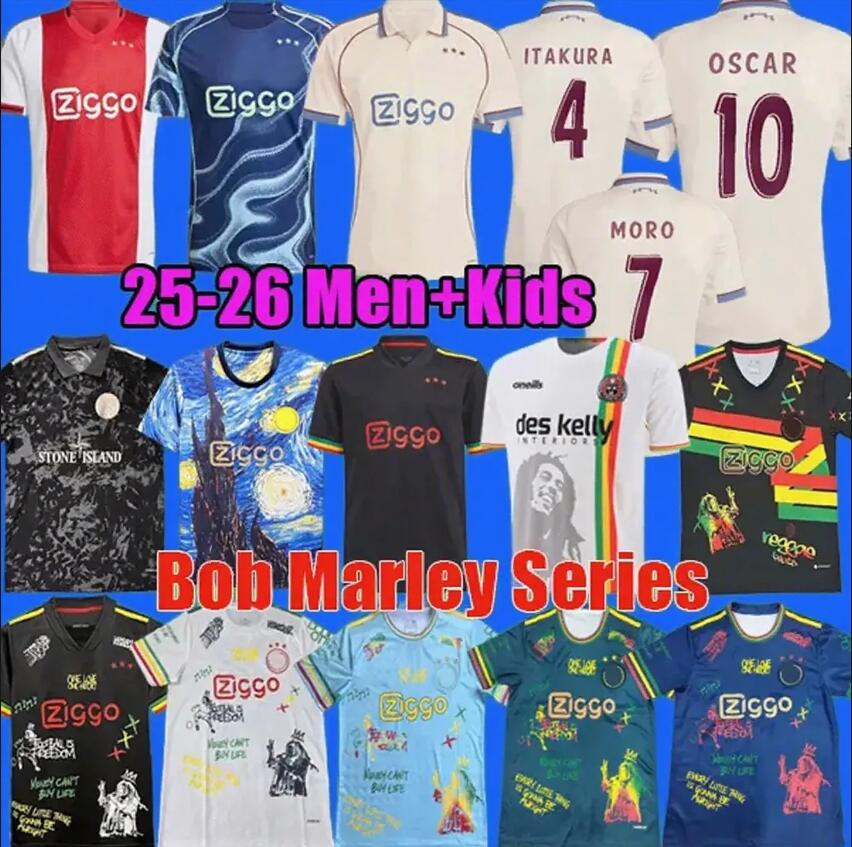 AFC 2025 kit Amsterdam Soccer Jersey 25 26 ajaax Retro Kits maillot Ajaox football shirts 2025 2026 Kids aajax bob marley St one Isl and 11