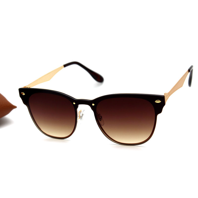 3576N Outdoor Sunglasses Mens Designer Black Frames Blaze Glasses Ladys Fashion Grey Lens Vintage Eyewear With Box 47mm