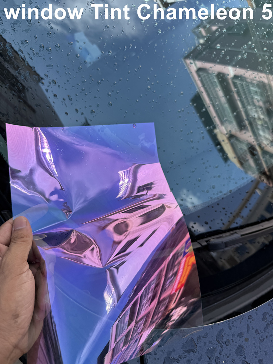 70% vlt Purple Chameleon Window tint film Solar Nano TINTING With High Quality UV Rejection SIZE 5x32ft/ 65ft / 98ft available