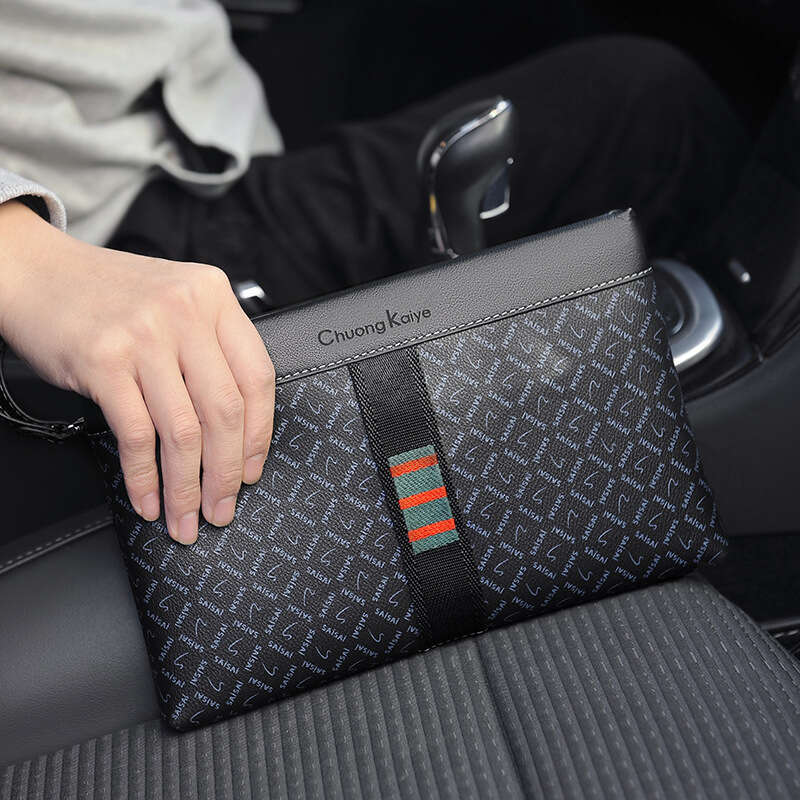 Hot Selling New Clutch Men Genuine Leather Handbag Fashion Handheld Business Casual Envelope Bag Designer Bags