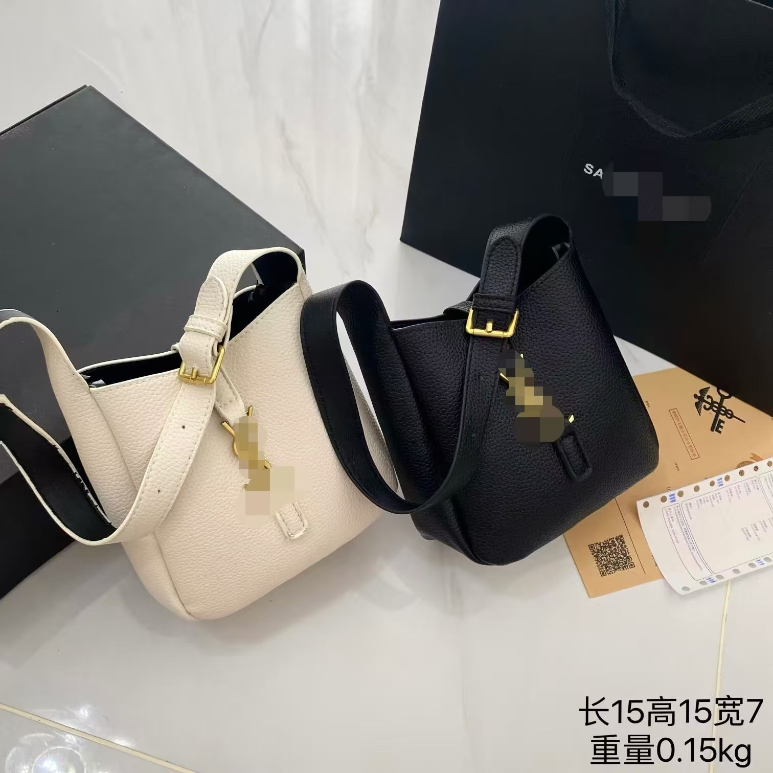 High Quality Leather Designer Fashion Trend Women's Shoulder And Armpit Bag 2025 New Rose Style LE5A7 Bucket Bag