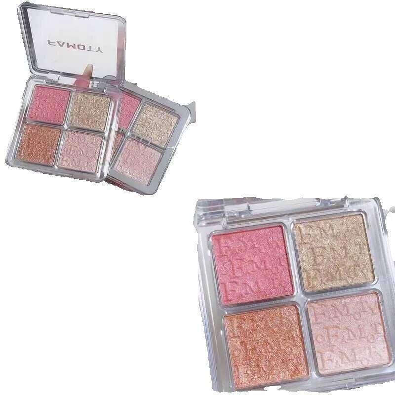 Lanjia D Facial Highlighter Makeup Palette Contouring Bronzer Shadow Long Lasting Glow Brighten Contour Shiny Powder Korean Cosmetics Y D