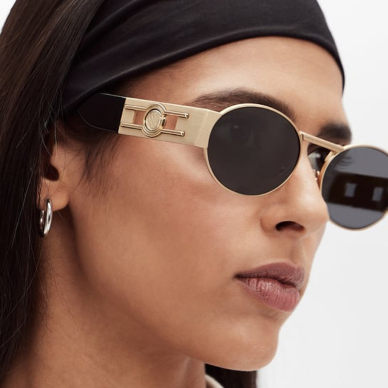 2025 New Arrival Women Retro Oval Small Frame Sunglasses Trendy European American UV Protective Sunnies with Unique Style