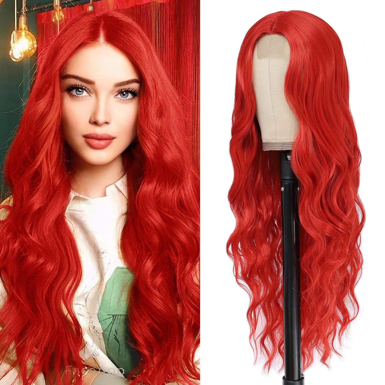 24 Inch 13x4 Body Wave Lace Front Human Hair Wigs 250% Brazilian Water Wave Lace Frontal Wig For Women Blonde/Red/Grey Synthetic Wig Cosplay j5