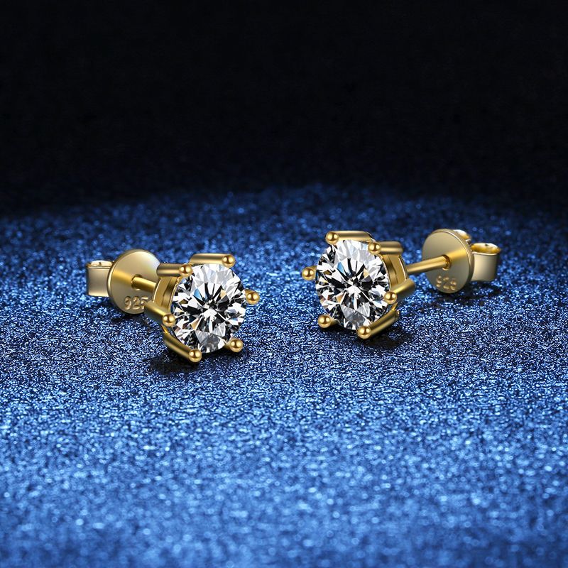 Moissanite zircon lab grown diamonds designerstyle womens wedding design styles diamond earrings 1265612