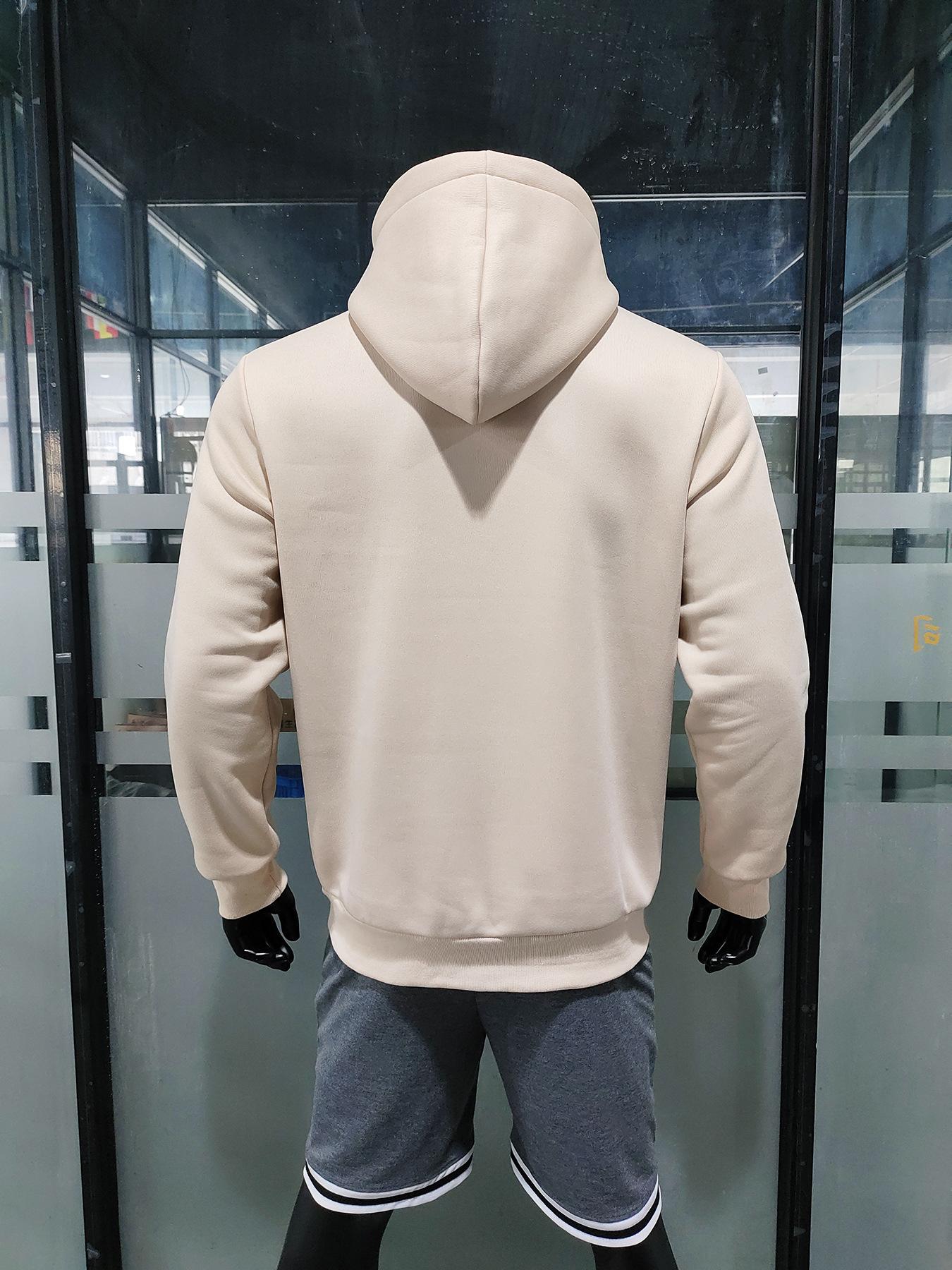 Designer hoodie Men's Brushed Thermal Half Zip Hoodie Unisex Oversized Streetwear Sweatshirt with Contrast Detail European Size S-3XL