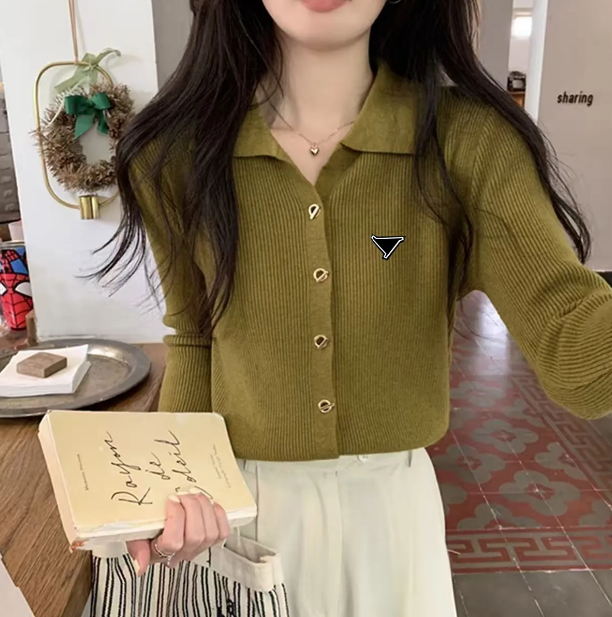 Luxury designer Women's Sweaters Knitted T-shirt Sweater Letter Round Neck Casual New Women's Knitted Sweater