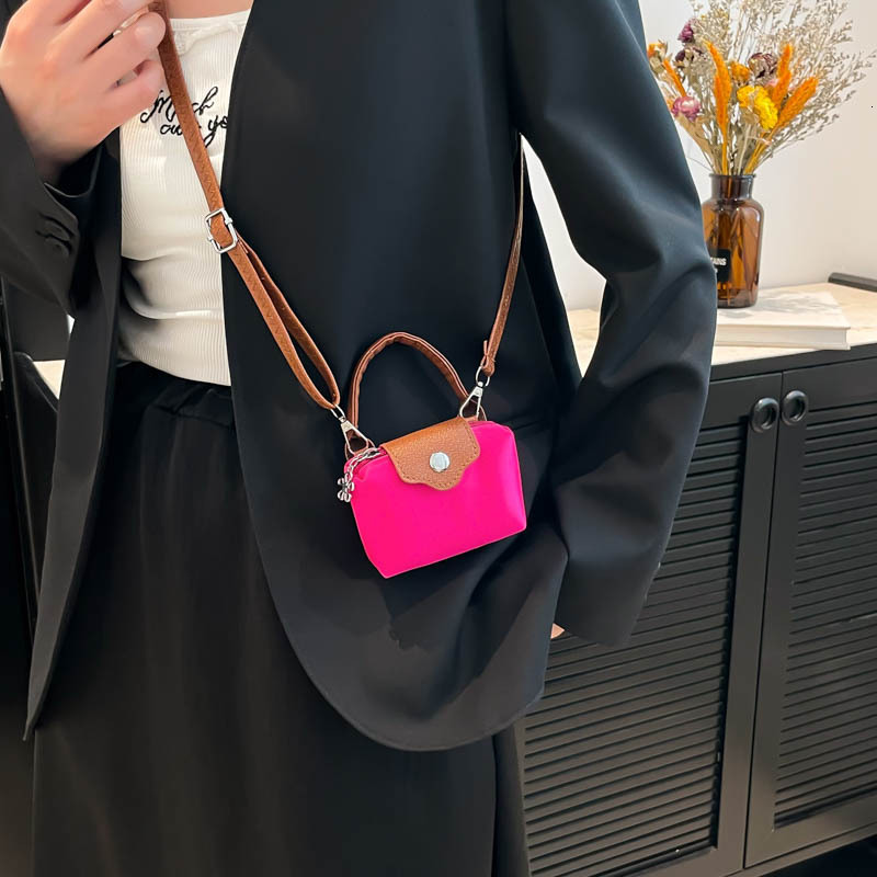 Luxury Bag Dumpling Bag Nylon Waterproof Luxury Bag Crossbody Bag Phone Bag 2025 Summer New Exquisite Cute Designer Bag Women's Bag Fashion Solid