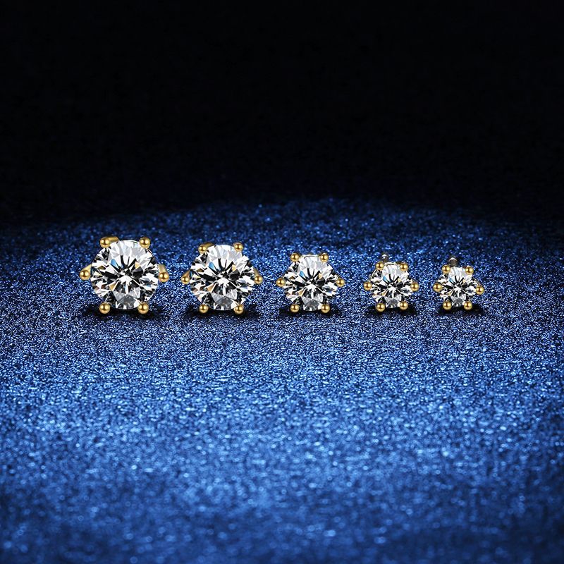 Moissanite zircon lab grown diamonds designerstyle womens wedding design styles diamond earrings 1265612