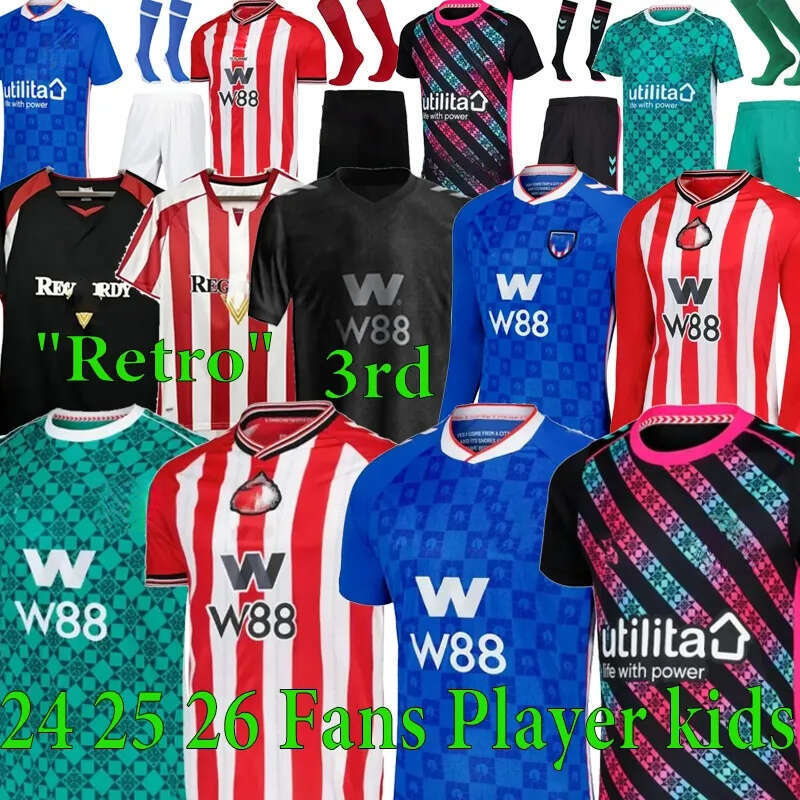 25 26 SUNDERLANDS soccer jersey Isidor AWAY FINAL Remembrance Mayenda Rigg JOBE ROBERTS ba CLarke Ekwah 2025 Fans players football shirts Retro men kids kits
