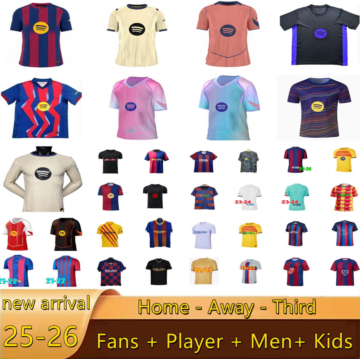 19 20 21 22 23 24 25 26 Barcelona soccer jerseys LAMINE YAMAL RAPHINHA CACTUS JACK 2025 2026 camiseta FERRAN LEWANDOWSKI PEDRI ERIC JOAO CANCELO football shirt