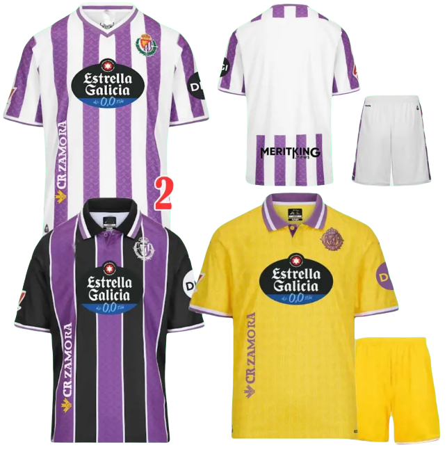 2025 2026 Real Valladolid HOME soccer jersey AWAY 25 26 CAMISETA AMALLAH SERRANO BARE SOBERON BAZDAR home away football jerseys shirt Men Kids kids