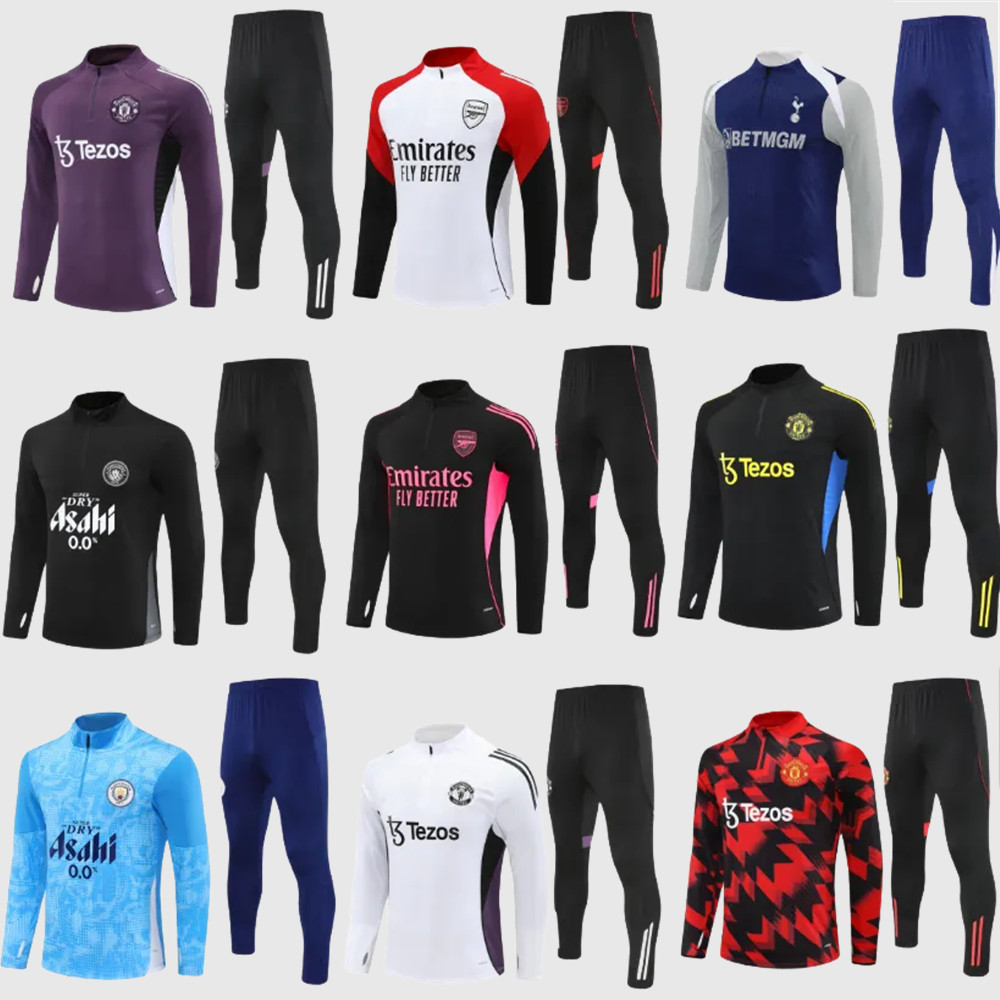 2024 25 26 arsen RASHFORD Uniteds tracksuit 25 26 City Antony football kits training suit survetement chandal adult boys tracksuits jogging sets futbol