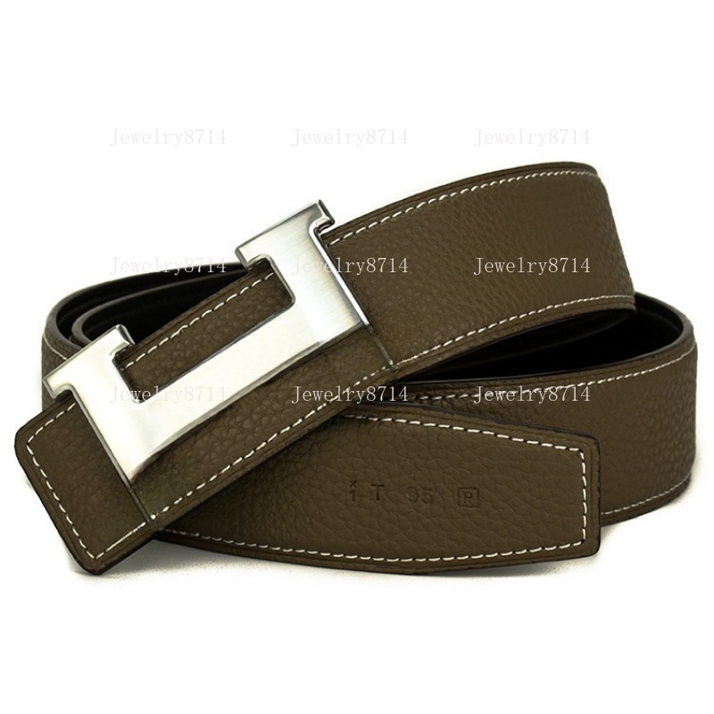 Luxury designer belt, men's belt, women's designer genuine leather cowhide, 3.8 cm wide, large smooth black buckle, women's belt, letter belt, genuine leather