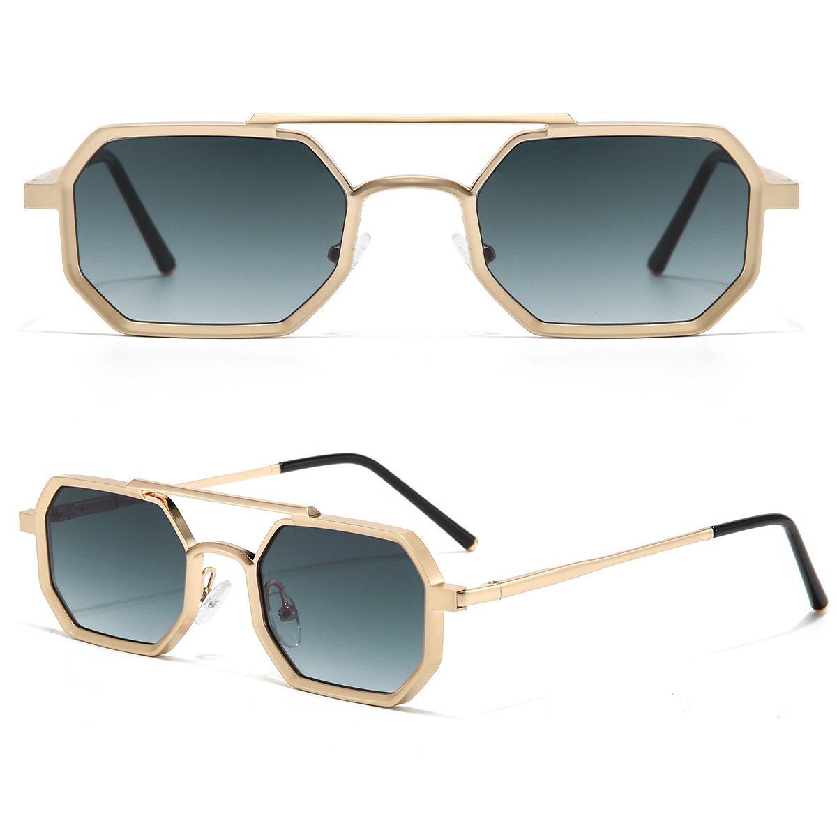 Designer Sunglasses For Women Men Oversized Sunglasses Fashion UV400 Protection Sunglasses Luxury Polarized Goggle Pilot Metal Frame Square Eyewear P3