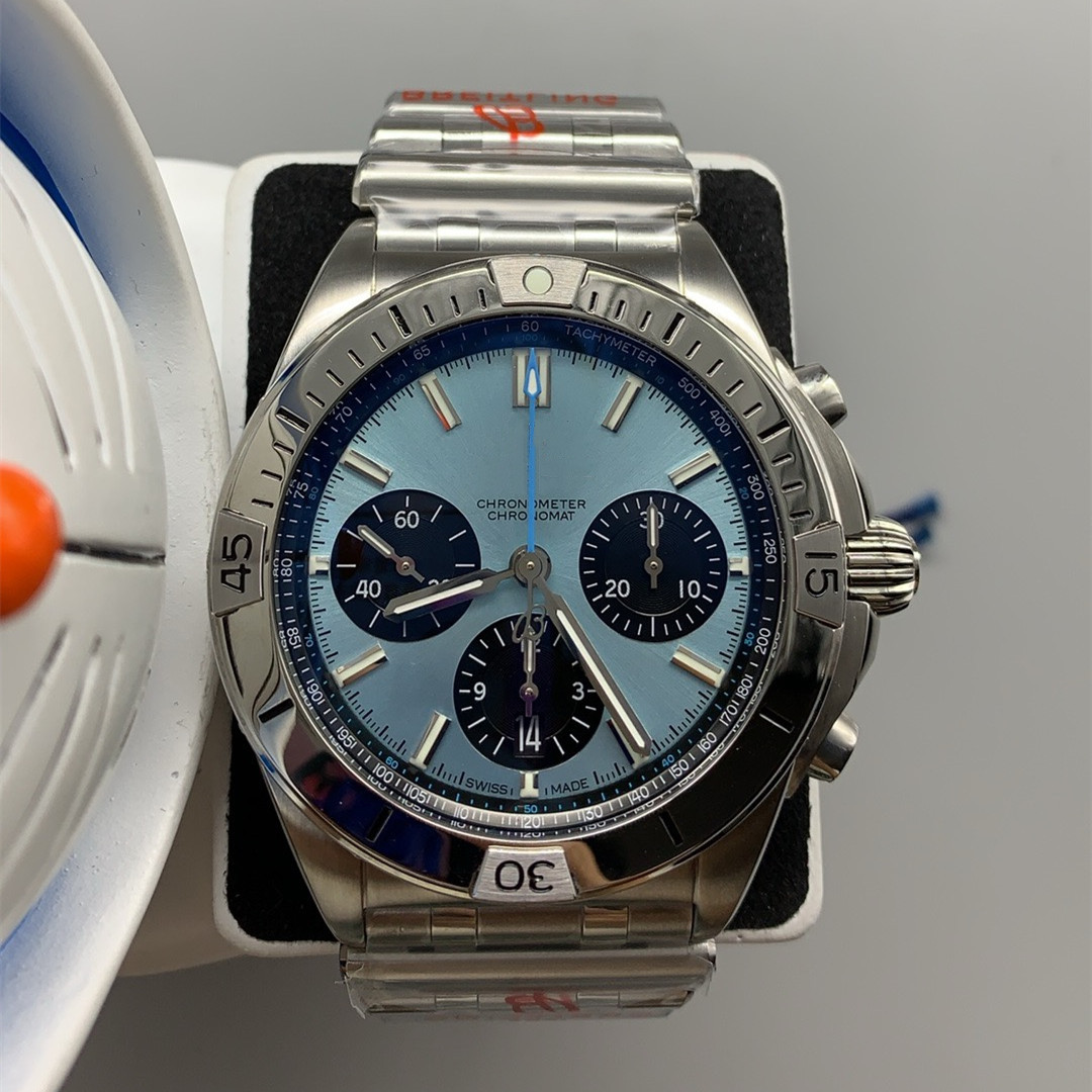 UB013401C1U1 AAAAA 5A Quality 1:1 SuperClone BLS Factory Watches 44mm Men Automatic Chronograph Mechanical 1-B01 Movement Sapphire Glass Ceramic With Gift Box BLSF