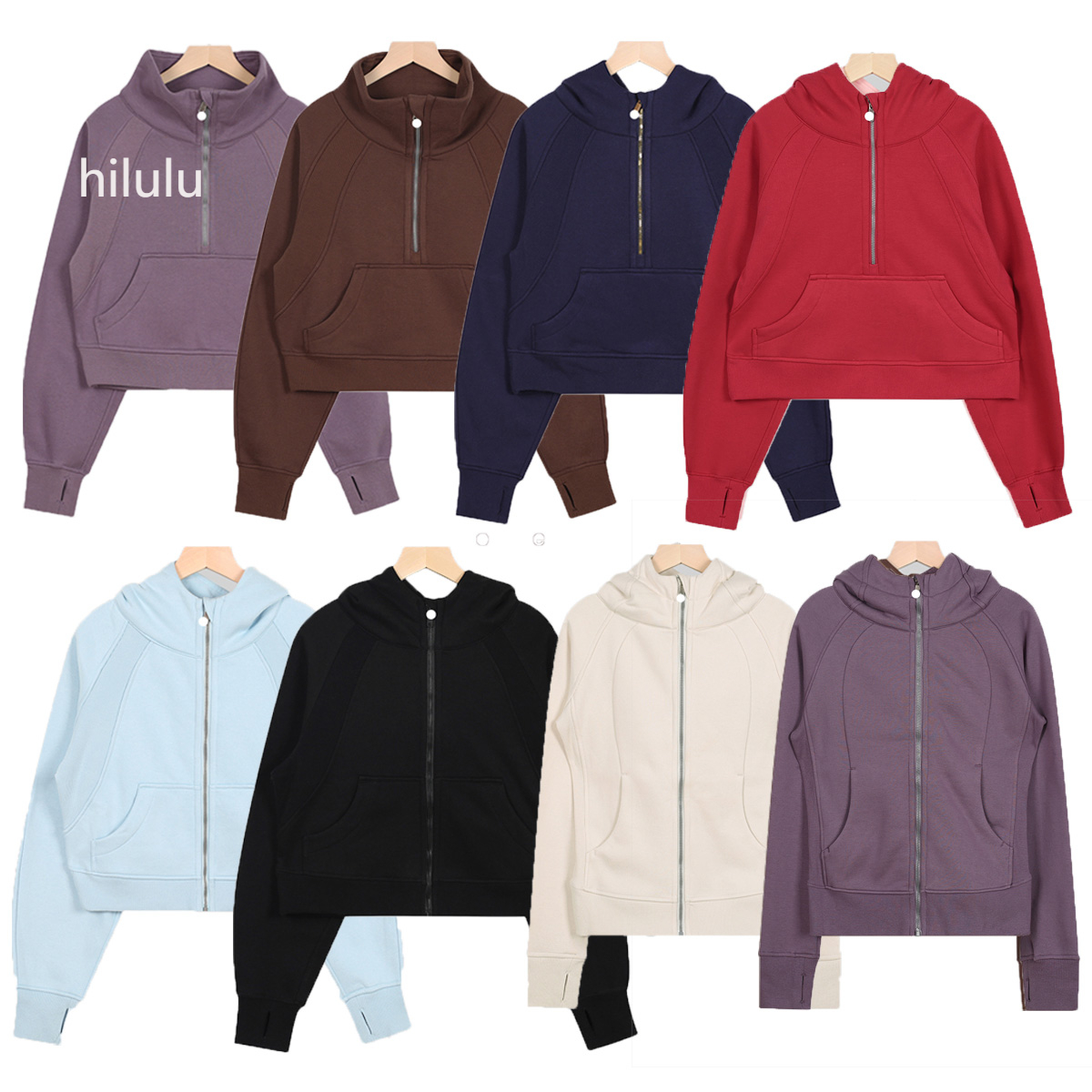 Hoodies Yoga Hoodie Jogger Jacket Workout Clothes Women Oversized Half zip Hoodie Lightweight Sweatshirt Breathable Wear Pullover Gym Yogawomen