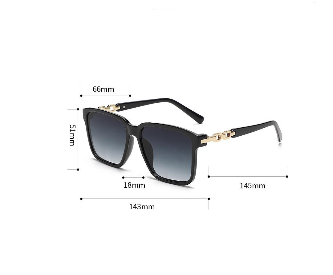 Designer Sunglasses For Women Square Sunglasses Fashion UV400 Protection Sunglasses Luxury Polarized Goggle Pilot PC Frame Eyewear P3028